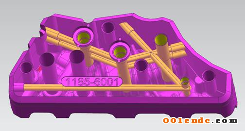 利用熱應力場模擬分析對壓鑄模具局部區域壽命進行估算